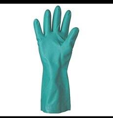 Honeywell Nitrile Chemical Resistant Hand Gloves, Size : Medium