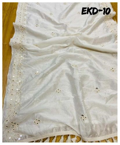 EKD-GEORGETTE EMBROIDERY DUPATTA, Feature : Easily Washable
