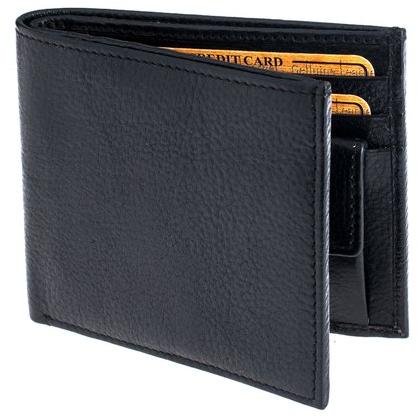 BagsRUs 125 Gm Geniune Men Leather Wallet, Design Type : Plain