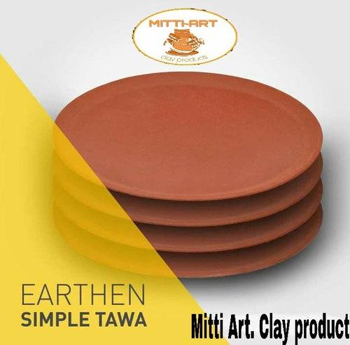 Mitti Art Terracota Clay Tawa, Size : 8, 9, 10 Inch