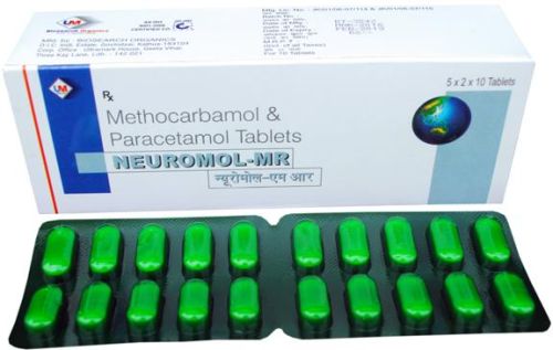 NEUROMOL MR Methocarbamol, Paracetamol Tablets, Purity : 100%