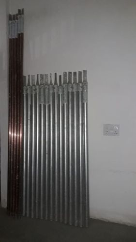 Galvanized Iron Chemical Earthing Rods, Certification : ISI Certified