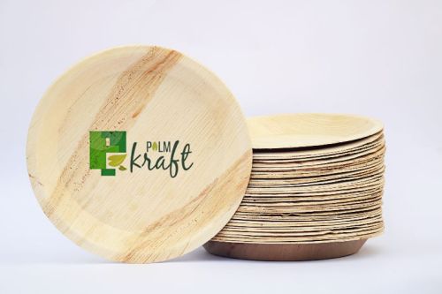10 Inch Round Premium Areca Leaf Plate