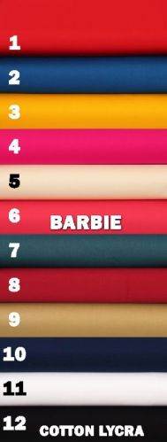 Barbie Cotton Lycra, For Garments, Leggings, Width : 42'