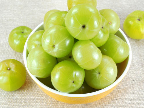 Organic Fresh Amla, For Cooking, Medicine, Murabba, Color : Light Green