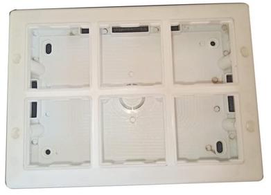 Balaji Shine PVC Modular Surface Box, Color : White