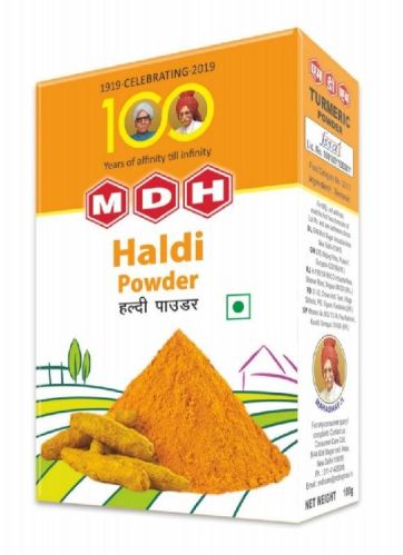 Organic Unpolished MDH Turmeric Powder, For Cooking, Spices, Food Medicine, Cosmetics, Packaging Type : Plastic Pouch