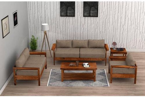 Rectangular Polished Wooden Sofa, Feature : Attractive Designs, Comfortable, Good Quality