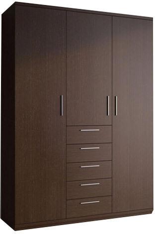 Polished Wooden Wardrobe, For Office Use, Home Use, Specialities : Attached Mirror, Eco Friendly, Non Brakeable