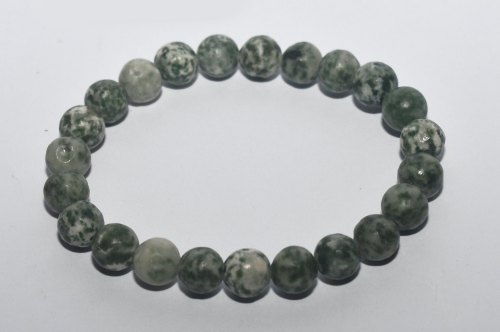 Inventive Gemstones Stone Tree Agate Bracelets, Color : Green