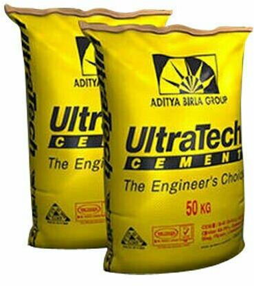 Grey Ultratech Cement, Packaging Type : PP Sack Bag