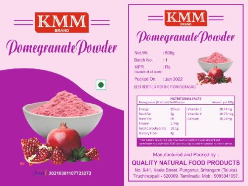 KMM Dried Pomegranate Powder, Shelf Life : 6 Months