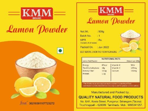 Natural Lemon Powder, For Parlour, Personal, Feature : Gives Glowing Skin, Good Quality