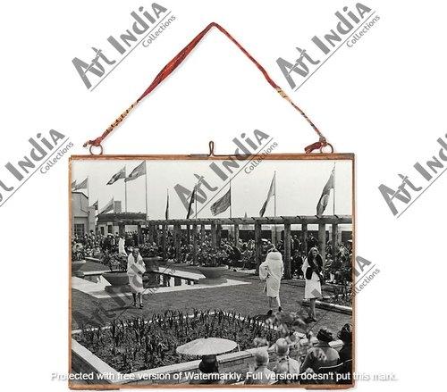 AIC Glass Photo Frame, Color : Golden