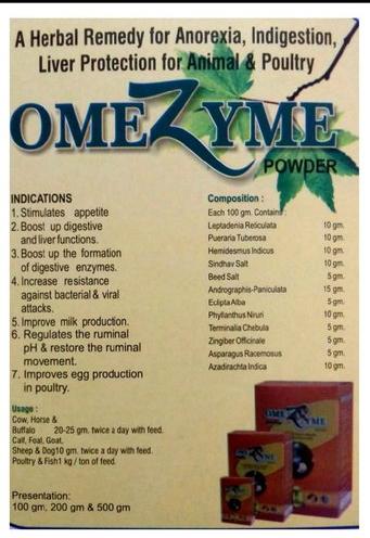 Authgrow Herbal Omzyme Cattle Feed Supplement, Packaging Size : 15gm, 100gm, 200gm, 500gm, 1kg Etc