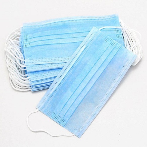 3 Ply Mask Non Surgical, For Construction, Color : Blue