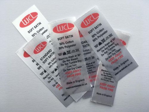 Printed Labels (SATIN), Color : CUSTOM