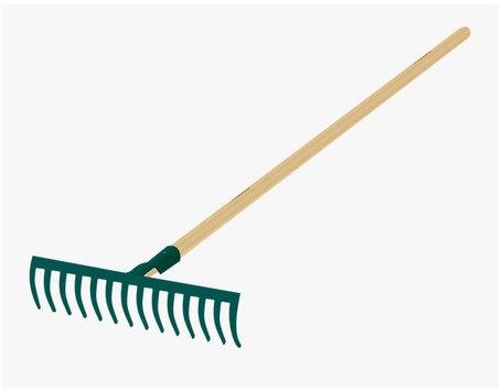 Polished 10-20kg Metal Garden Rake, Length : 20-40cm