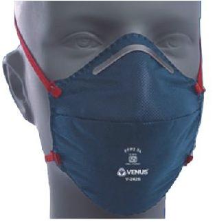 Cotton Blue Respirator Mask, For Protection From Germs