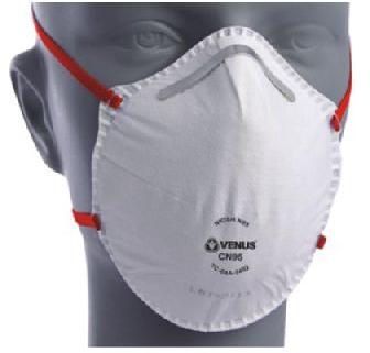 PP White Respirator Mask, For Protection From Germs, Size : Standard