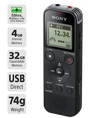 Digital Voice Recorder, Color : Black