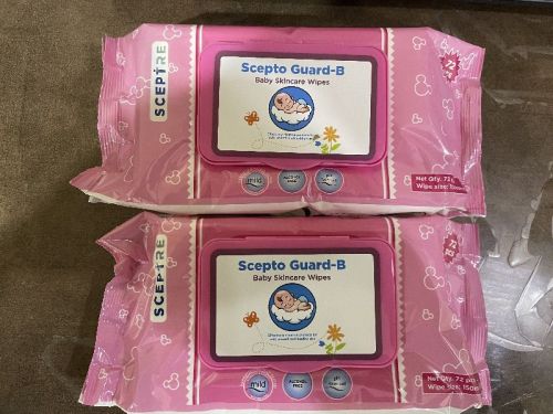 SCEPTRE Plain Baby Wipes, Size : 15x15cm