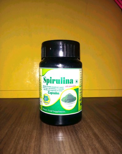 Core Score Herbal Spirulina Capsules, Grade Standard : Medicine Grade