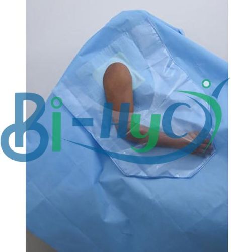 Bi-HyC SSMMS Plain Arthroscopy Drape, Size : Standard