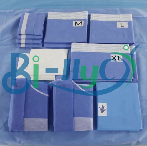 Bi-HyC Non-Woven Plain General Surgery Drape, Size : Standard