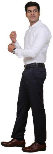 Plain Cotton T013 Mens Trouser, Technics : Machine Made