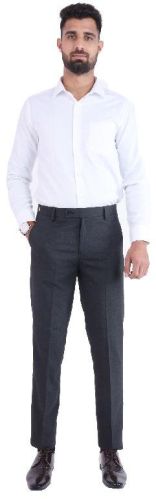 Plain T024 Mens Trouser, Length : Full Length