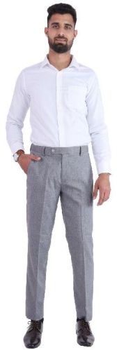 Plain T025 Mens Trouser, Length : Full Length