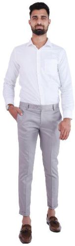 Plain T037 Mens Trouser, Length : Full Length