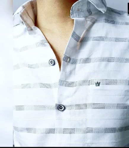 Plain Thread Lining Cotton Shirts, Gender : Male