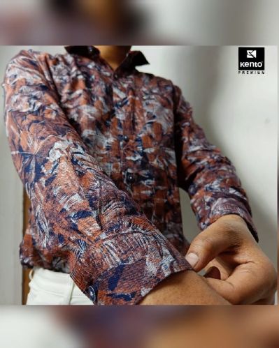 Wild Print Cotton Shirts, Gender : Male