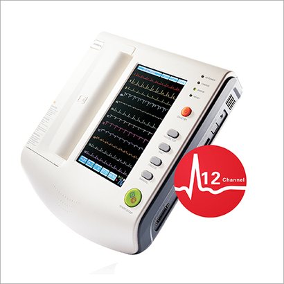 Electric 12 Channel ECG Machine, Voltage : 220V