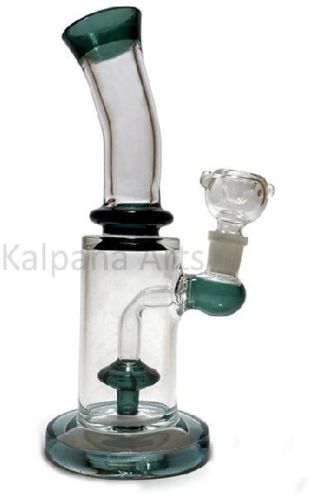 Showerhead Percolator Teal Color Water Pipe With 14 Mm Bowl
