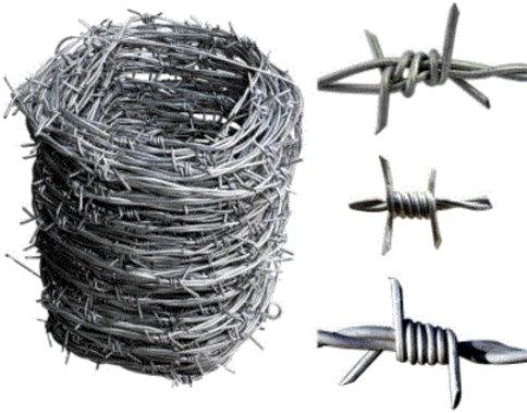 Iron Barbed Wire, Surface Treatment : Galvanized