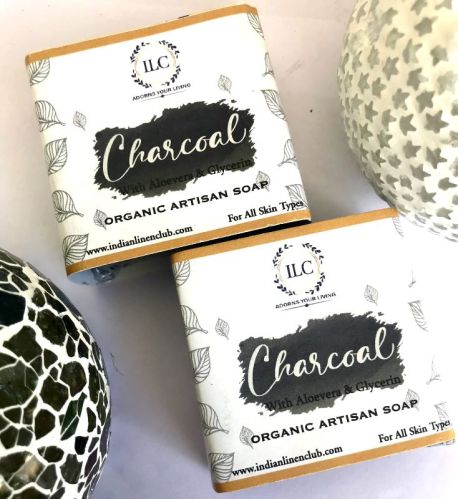 Charcoal With Aloe Vera & Glycerin Organic Artisan Soap