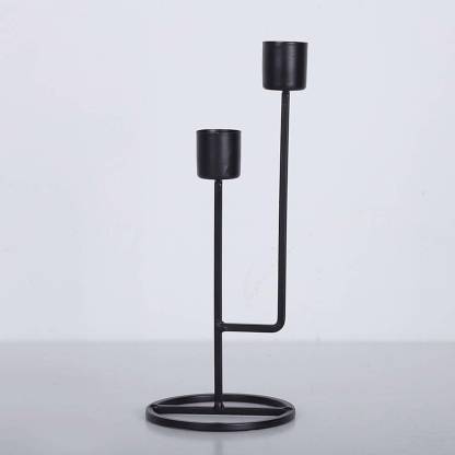 Crystal Candle Holder Wedding Table Ceterpiece, For Restaurant, Color : Multicolor