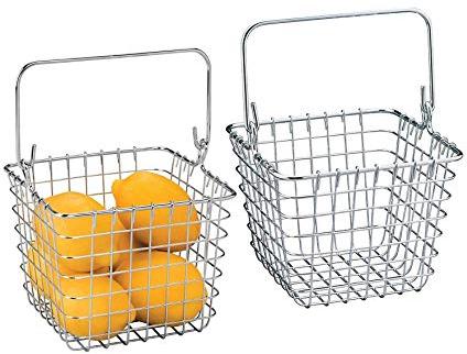 Metal Wire Basket With Handle, For Home, Feature : Fine Finished