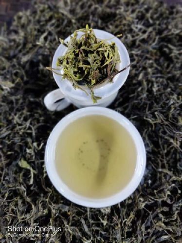 Double-Fermented Assam Green Tea, Certification : FSSAI Certified