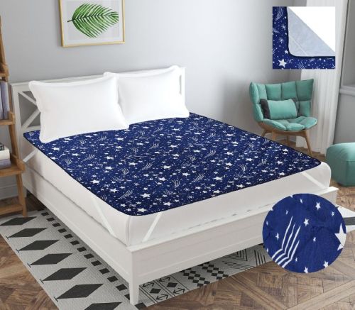 Square Poly Cotton Mattress Protector, For Home, Hotel, Feature : Breathable, Comfort