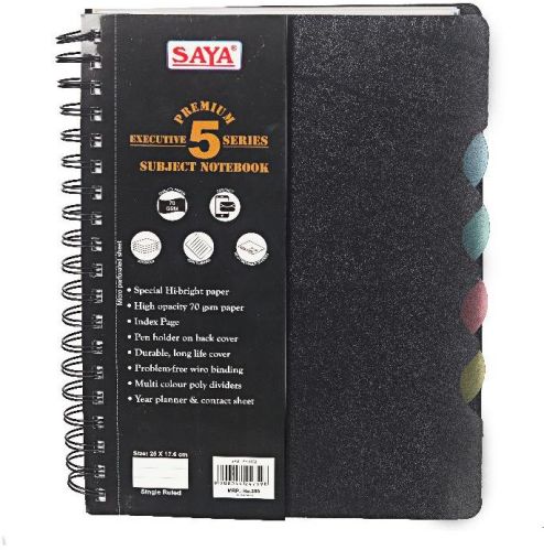 Saya Executive Wiro Notebook 5 Subject B5