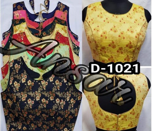 Ansar Creation Phantom Silk Fancy Readymade Blouse, Size : 28-42