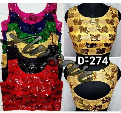 Ansar Creation Silk SEQUVENCE READY MADE BLOUSE, Occasion : Party Wear