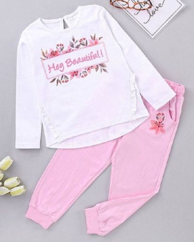 FLGMS 001 Girls Top & Pajama Set