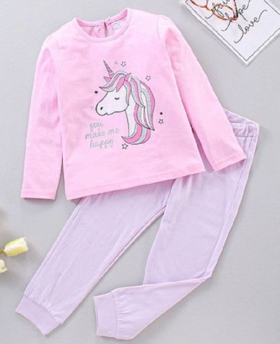 FLGMS 004 Girls Top & Pajama Set