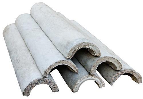 Polished RCC Half Round Pipes, For Construction, Certification : ISI Certified