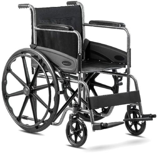 15-20kg Polished Folding Wheelchair, For Handicaped Use, Hospital Use, Frame Material : Aluminum, Iron